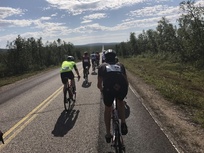 Alkutaipalella näkyvyys hyvä ja tie suora